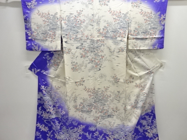 JAPANESE KIMONO / TSUKESAGE KOMON / CHAYATSUJI
